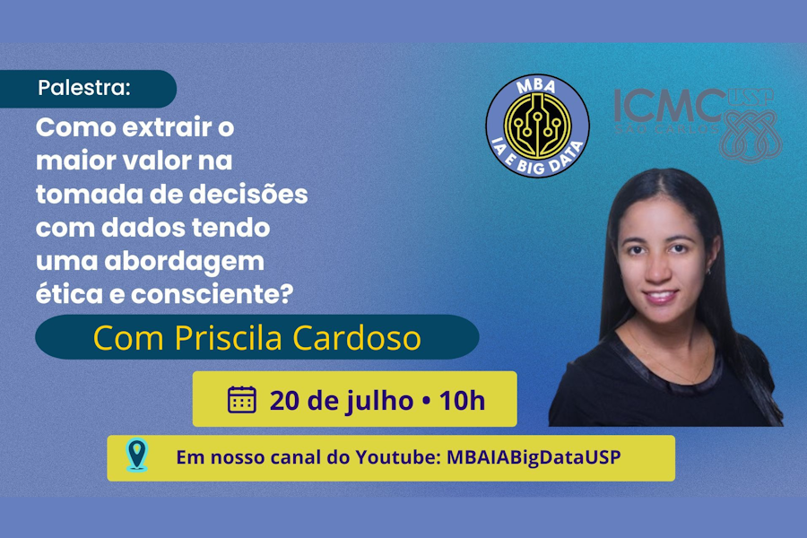 Tomada de decisão ética baseada em dados é tema de evento online gratuito do ICMC